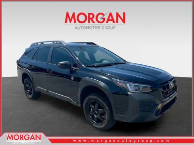2024 Subaru Outback Wilderness in Black — front three-quarter view