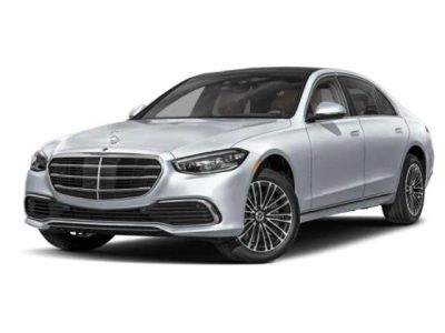 2026 Mercedes-Benz S-Class S 580 in MANUFAKTUR Night Black Magno — front three-quarter view