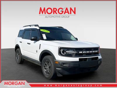 2023 Ford Bronco Sport Big Bend in White — front three-quarter view