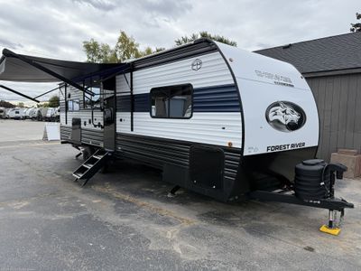 2026 Forest River Cherokee Grey Wolf — front three-quarter view