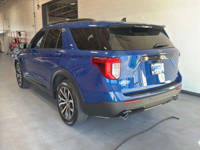 2022 Ford Explorer — rear three-quarter view