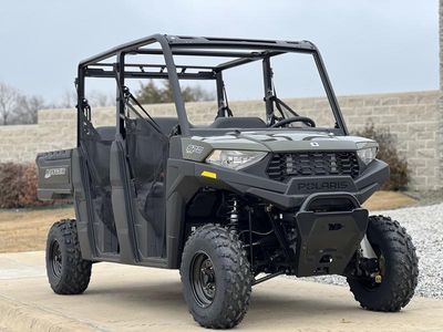 2026 Polaris Ranger Crew SP 570 in SAGE GREEN — front three-quarter view