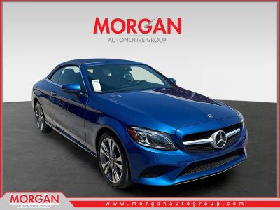 2023 Mercedes-Benz C-Class C 300 in Blue Metallic — front three-quarter view