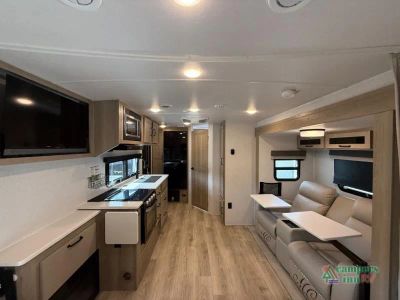 2025 Forest River RV Rockwood — rear three-quarter view