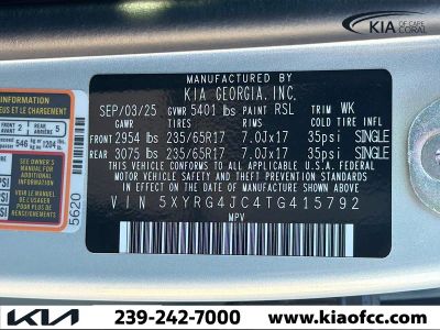 2026 Kia Sorento — photo 42 view