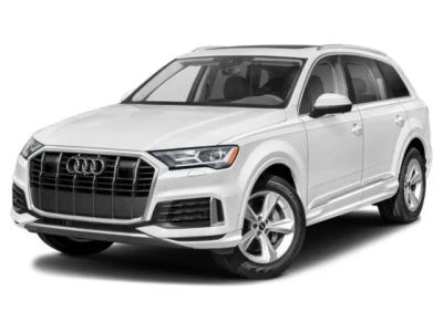 2023 Audi Q7 Premium in Silver — front three-quarter view
