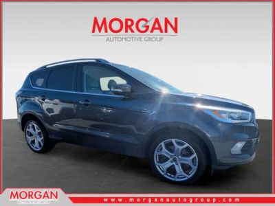 2017 Ford Escape Titanium in Gray — front three-quarter view