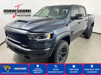 2026 RAM 1500 RHO in Forged Blue Metallic Exterior Paint — front three-quarter view