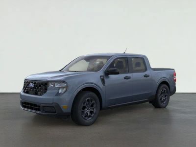 2026 Ford Maverick XLT in Azure Gray Metallic Tri-Coat — front three-quarter view