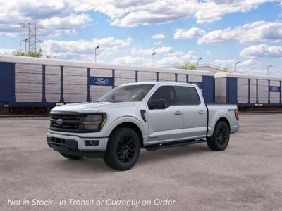 2026 Ford F-150 XLT in Iconic Silver Metallic — front three-quarter view