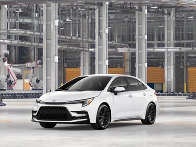 2026 Toyota Corolla SE in Ice Cap — front three-quarter view