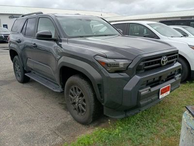 2025 Toyota 4Runner SR5 in Black — front three-quarter view
