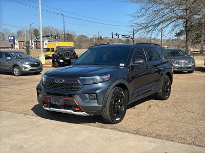 2023 Ford Explorer — rear three-quarter view