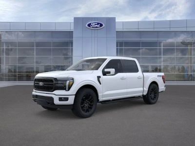 2026 Ford F-150 in AZ White — front three-quarter view