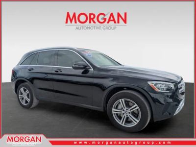 2022 Mercedes-Benz GLC 300 in Black — front three-quarter view