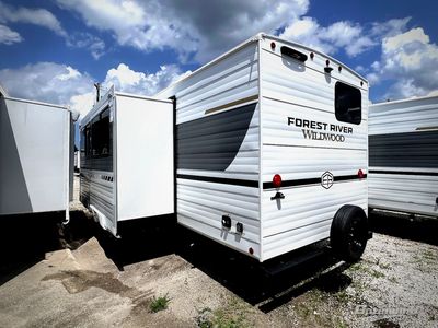2026 Forest River Wildwood — rear three-quarter view