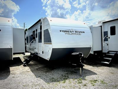 2026 Forest River Wildwood — front three-quarter view