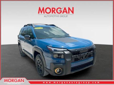 2026 Subaru Outback Wilderness in Blue — front three-quarter view