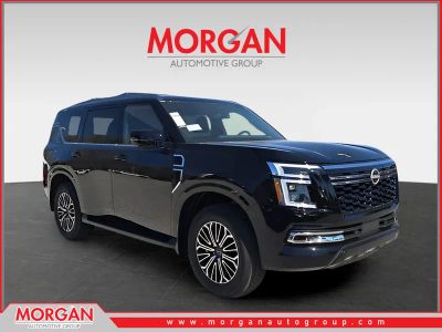 2026 Nissan Armada SL in Black — front three-quarter view