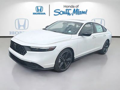 2026 Honda Accord Hybrid — rear three-quarter view