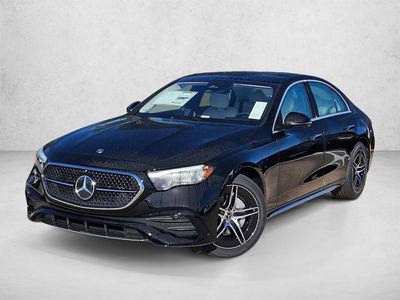 2026 Mercedes-Benz E-Class E 350 RWD Sedan in Black — front three-quarter view