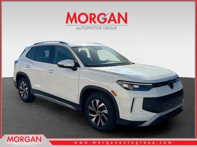 2026 Volkswagen Tiguan S in White — front three-quarter view