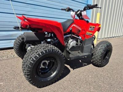 2026 Polaris Outlaw 110 EFI — rear three-quarter view