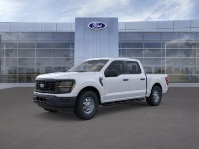 2026 Ford F-150 in Oxford White — front three-quarter view