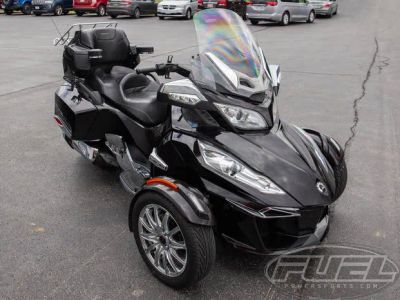 2014 Can-Am® Spyder RT Limited Dark — front three-quarter view