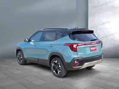 2026 Kia Seltos — rear three-quarter view