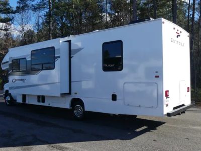 2026 Entegra Coach Odyssey — rear three-quarter view