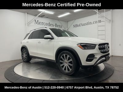 2024 Mercedes-Benz GLE 350 in White — front three-quarter view