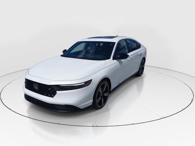 2024 Honda Accord Hybrid — rear three-quarter view
