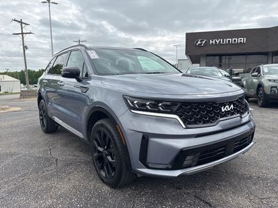 2022 Kia Sorento — rear three-quarter view