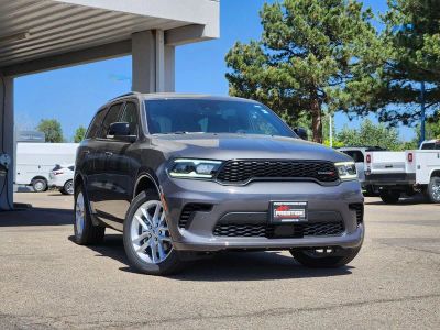 2026 Dodge Durango DURANGO GT PLUS AWD in Vapor Gray Exterior Paint — front three-quarter view