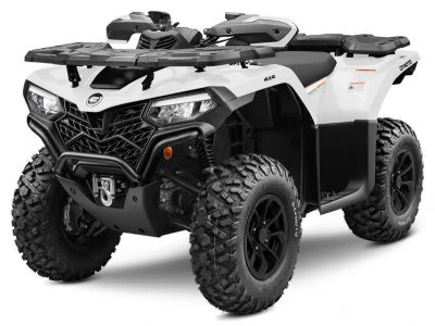 2026 CFMOTO CForce 500 in Pearl White — front three-quarter view