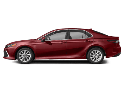 2021 Toyota Camry — rear three-quarter view