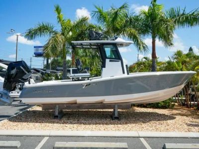 2027 Blackfin 262 HB — front three-quarter view