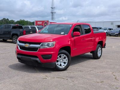 2018 Chevrolet Colorado LT in Red — front three-quarter view