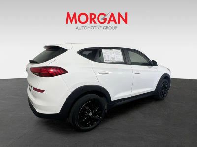 2020 Hyundai Tucson — rear three-quarter view