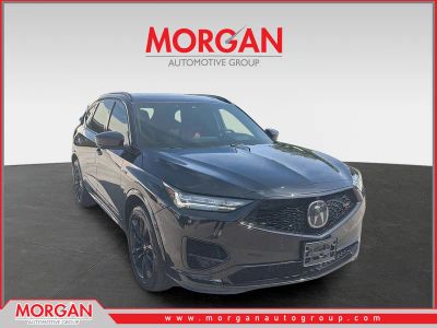 2024 Acura MDX Type S w/Advance Package in Black — front three-quarter view