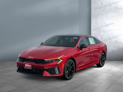 2026 Kia K5 — front three-quarter view