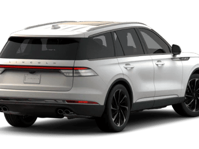 2026 Lincoln Aviator — rear three-quarter view