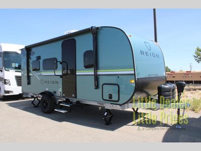 2026 Keystone RV Reign — front three-quarter view