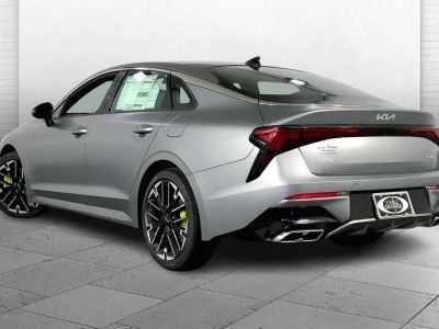 2026 Kia K5 — rear three-quarter view