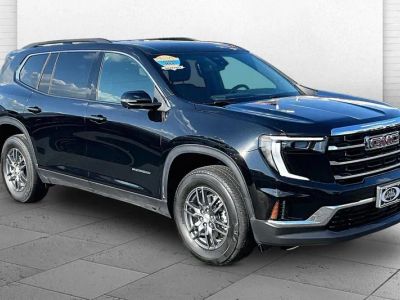 2025 GMC Acadia Elevation in Ebony Twilight Metallic — front three-quarter view