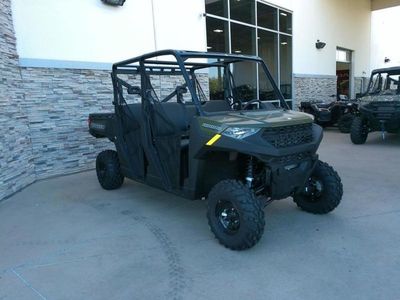 2026 Polaris Ranger Crew 1000 in SAGE GREEN — front three-quarter view