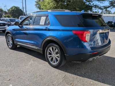 2020 Ford Explorer — rear three-quarter view
