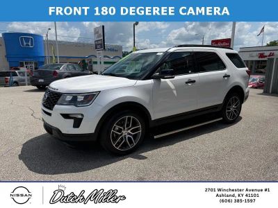 2019 Ford Explorer — rear three-quarter view