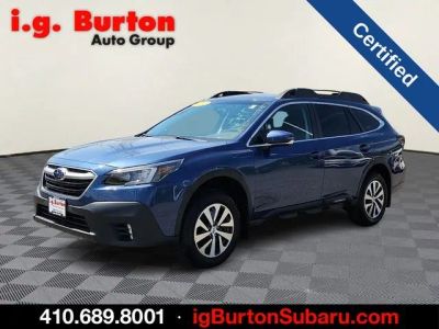 2021 Subaru Outback — rear three-quarter view